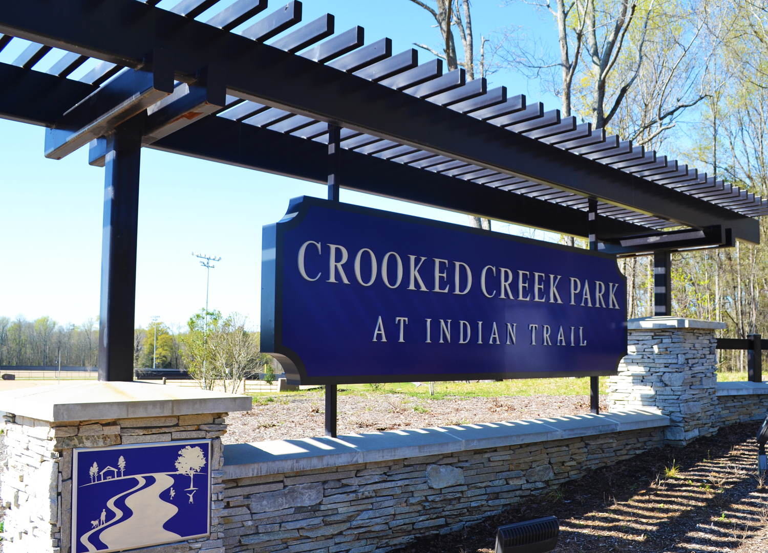 Crooked Creek Park sign